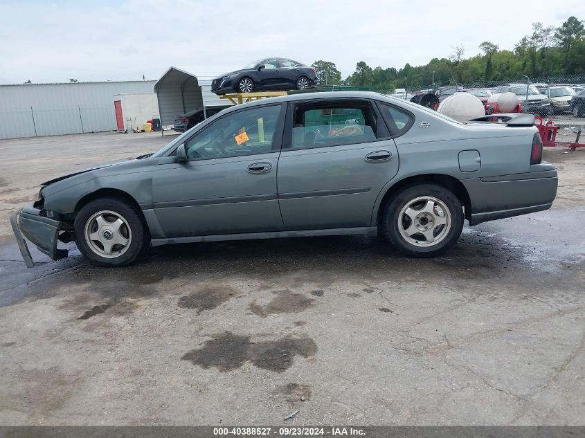 2004 Chevrolet Impala VIN: 2G1WF52E249297534 Lot: 40388527