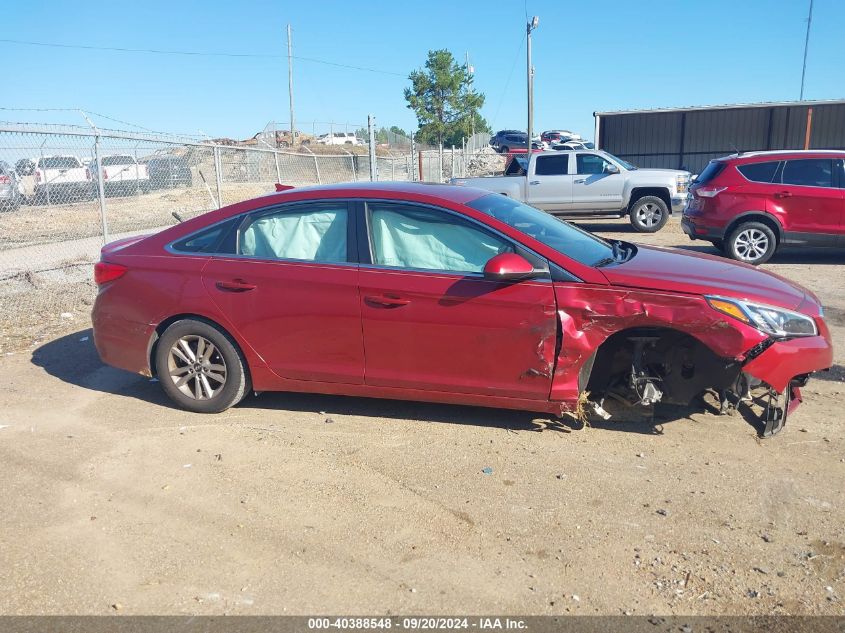 2016 Hyundai Sonata Se VIN: 5NPE24AF0GH327750 Lot: 40388548