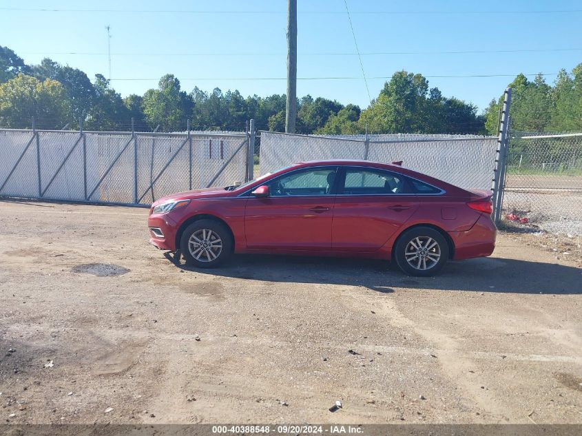 2016 Hyundai Sonata Se VIN: 5NPE24AF0GH327750 Lot: 40388548