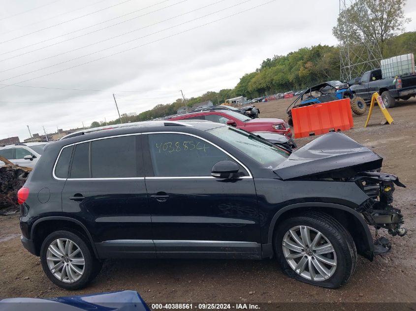 2015 Volkswagen Tiguan Sel VIN: WVGAV7AX2FW580430 Lot: 40388561