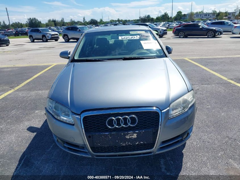 2008 Audi A4 2.0T/2.0T Special Edition VIN: WAUDF78E38A142189 Lot: 40388571