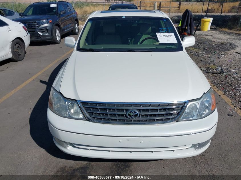 2003 Toyota Avalon Xls VIN: 4T1BF28B53U293427 Lot: 40388577