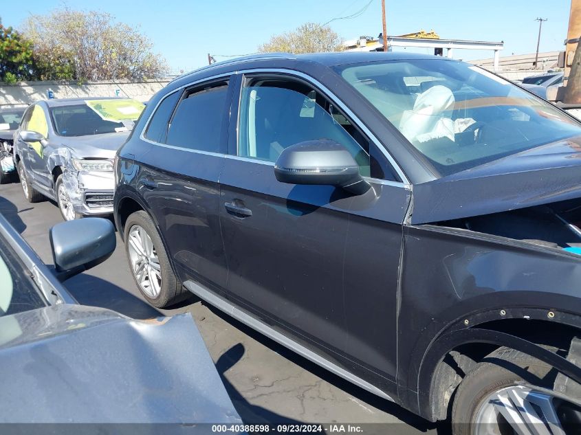 2019 Audi Q5 45 Premium VIN: WA1BNAFY5K2141080 Lot: 40388598