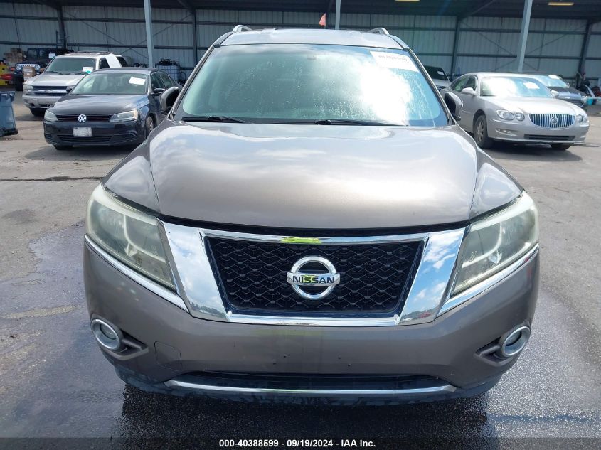 2014 Nissan Pathfinder Sl VIN: 5N1AR2MM1EC615029 Lot: 40388599