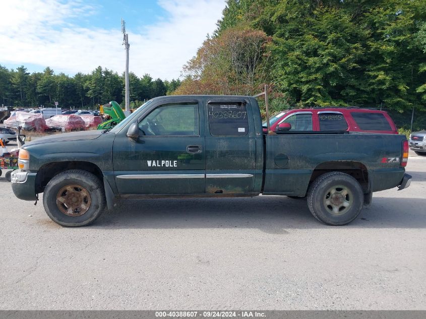 2004 GMC Sierra 1500 Sle VIN: 2GTEK19T541221171 Lot: 40388607