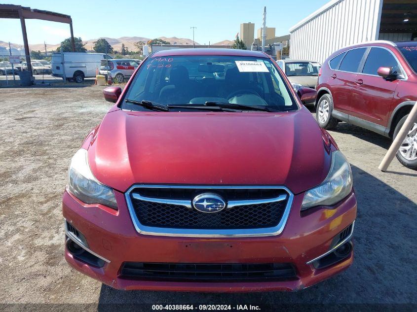 2015 Subaru Impreza 2.0I Premium VIN: JF1GPAC67F8305625 Lot: 40388664