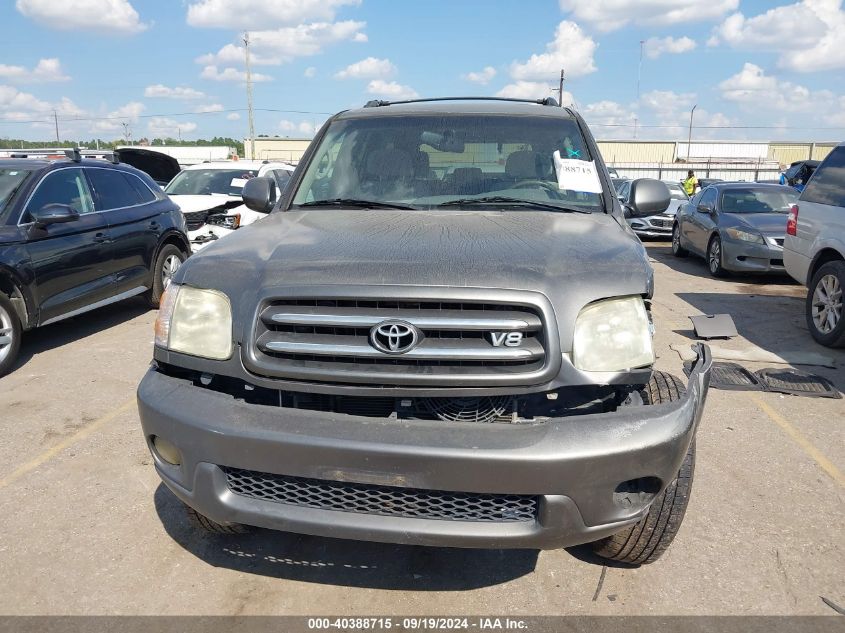 2003 Toyota Sequoia Limited V8 VIN: 5TDBT48A53S192120 Lot: 40388715