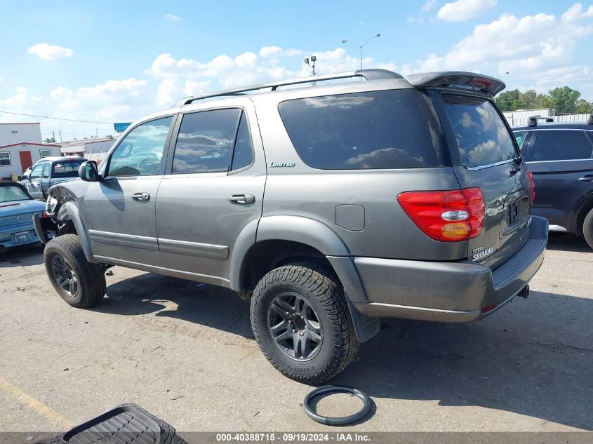 5TDBT48A53S192120 2003 Toyota Sequoia Limited V8