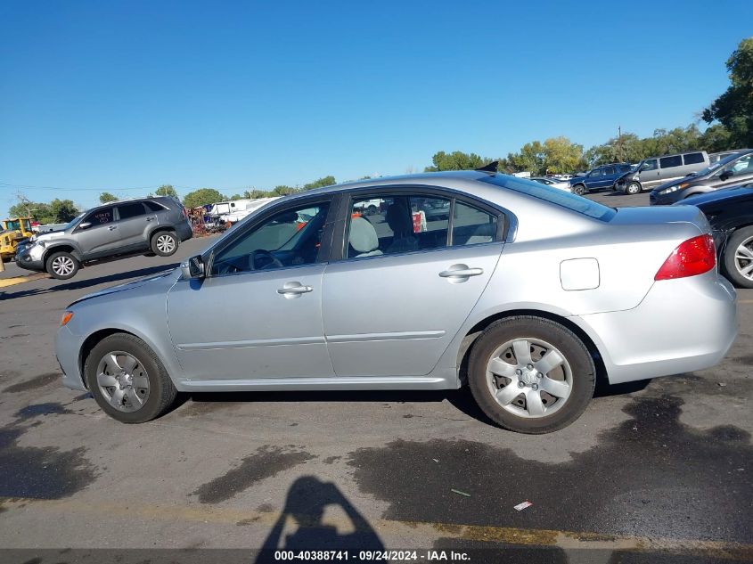 2010 Kia Optima Lx VIN: KNAGG4A85A5415905 Lot: 40388741