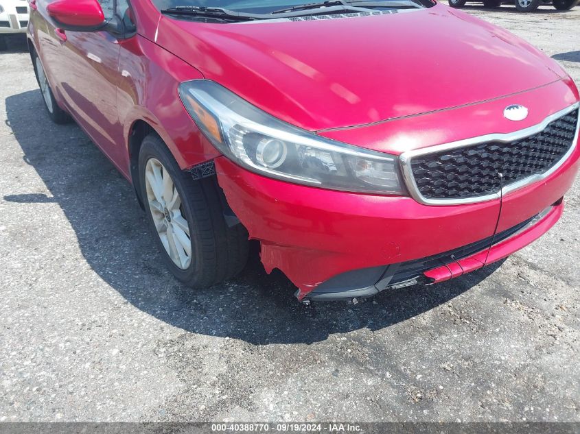 2017 Kia Forte S VIN: 3KPFL4A72HE070218 Lot: 40388770