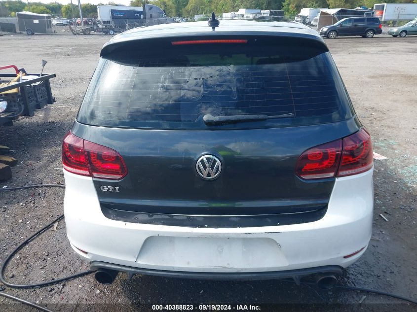 2013 Volkswagen Gti 2-Door VIN: WVWFD7AJXDW124939 Lot: 40388823