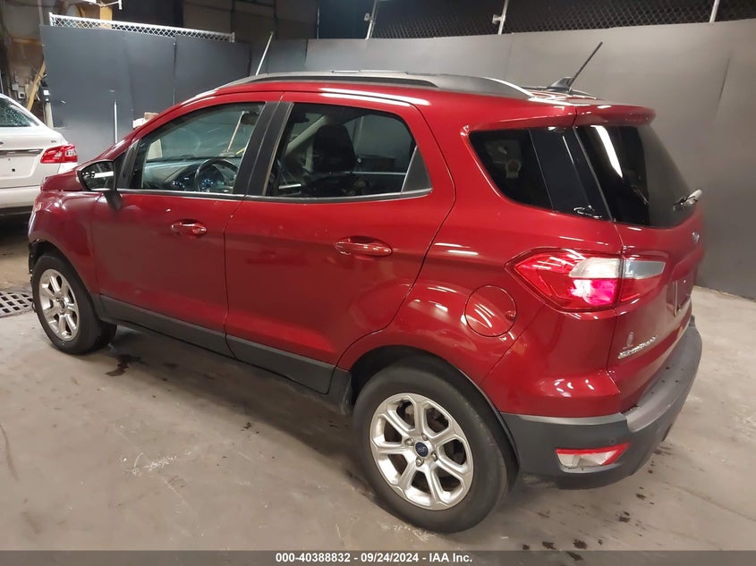 VIN MAJ3P1TE9JC196631 2018 FORD ECOSPORT SE