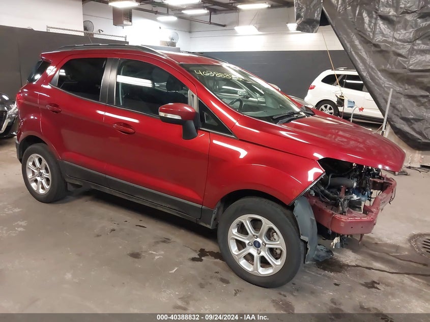 VIN MAJ3P1TE9JC196631 2018 FORD ECOSPORT SE