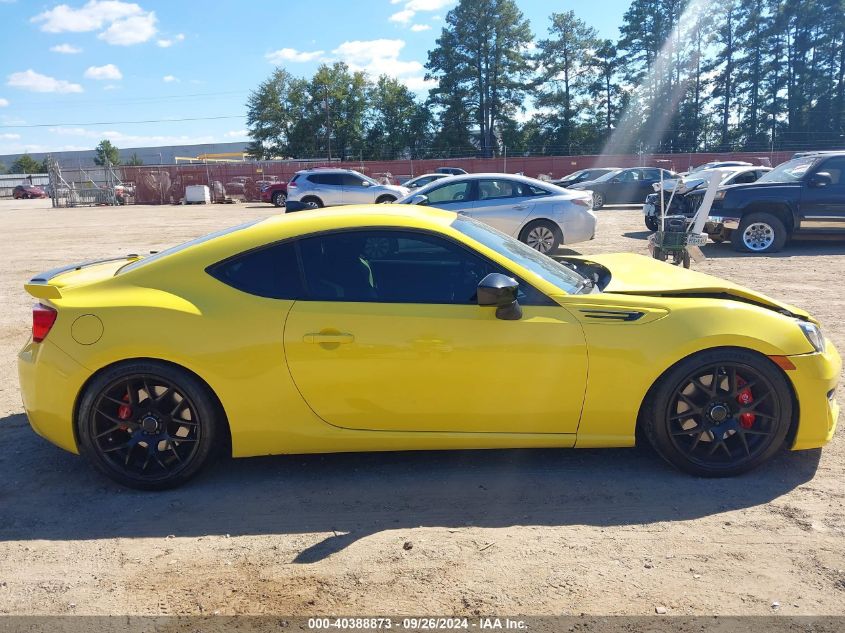 JF1ZCAC11H9601116 2017 Subaru Brz Series. Yellow