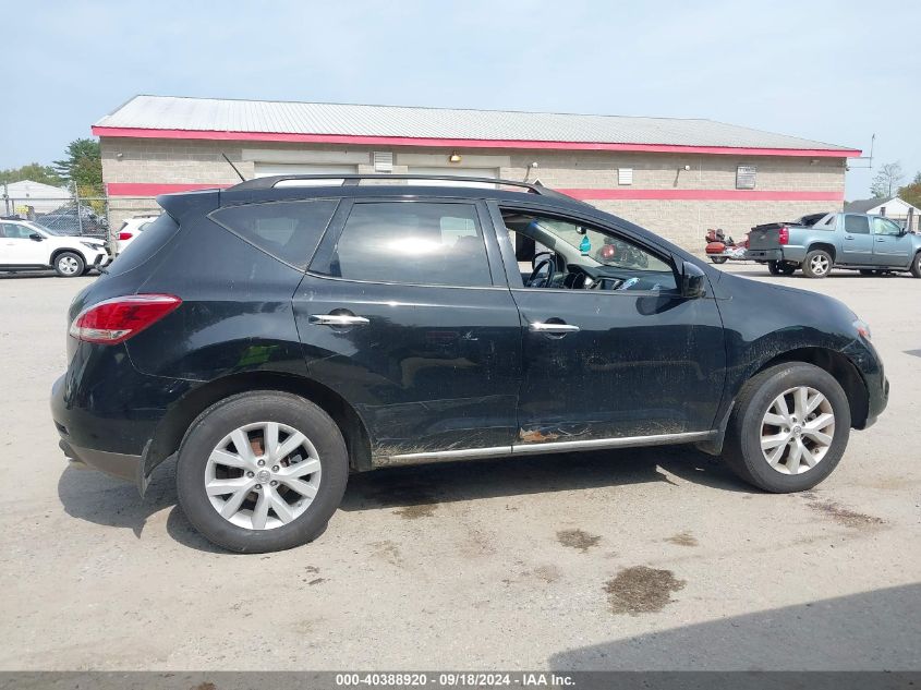 2012 Nissan Murano Sl VIN: JN8AZ1MW1CW234703 Lot: 40388920