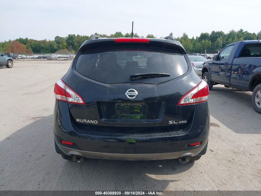 2012 Nissan Murano Sl VIN: JN8AZ1MW1CW234703 Lot: 40388920