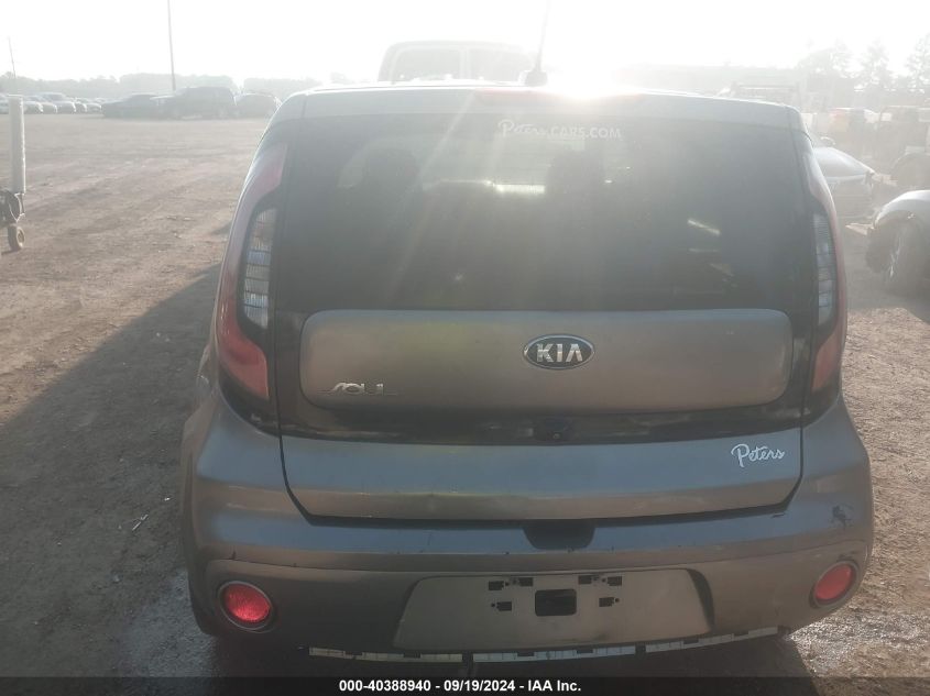 2018 Kia Soul + VIN: KNDJP3A52J7600698 Lot: 40388940