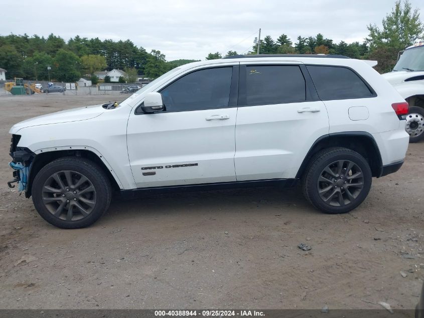 2016 Jeep Grand Cherokee Limited 75Th Anniversary VIN: 1C4RJFBGXGC365201 Lot: 40388944