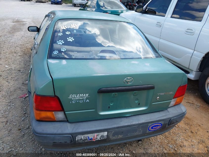 1996 Toyota Tercel Std/Dx VIN: JT2AC52LXT0194601 Lot: 40389001