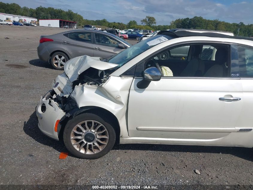 2012 Fiat 500C Lounge VIN: 3C3CFFER9CT109140 Lot: 40389052