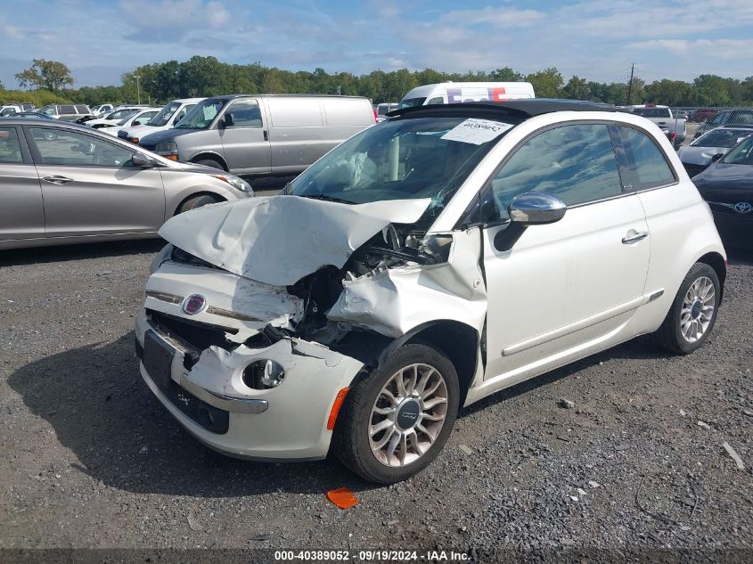 2012 Fiat 500C Lounge VIN: 3C3CFFER9CT109140 Lot: 40389052