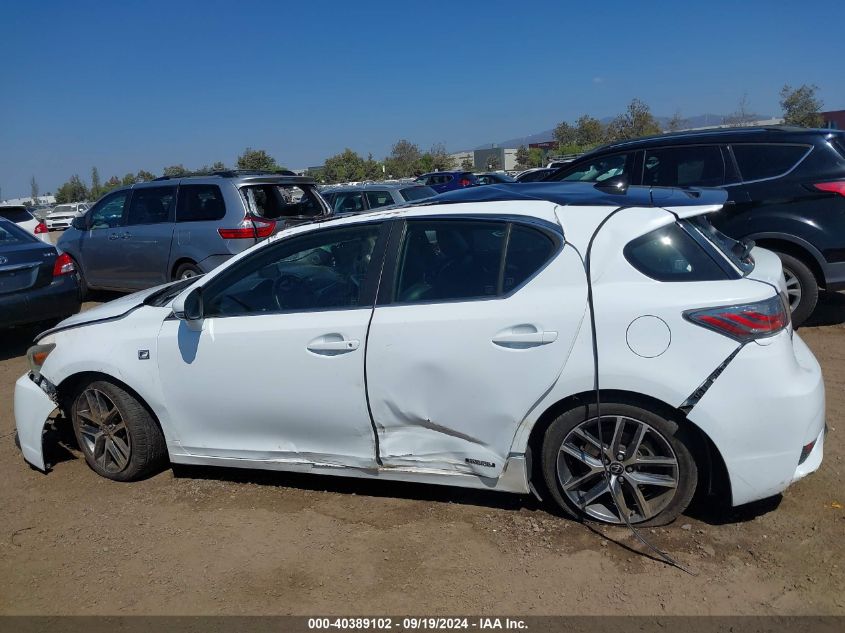 2015 Lexus Ct 200H VIN: JTHKD5BH9F2226515 Lot: 40389102