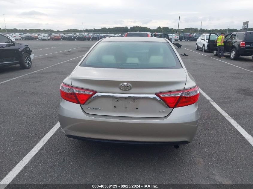 2016 Toyota Camry Le VIN: 4T4BF1FK2GR562329 Lot: 40389129