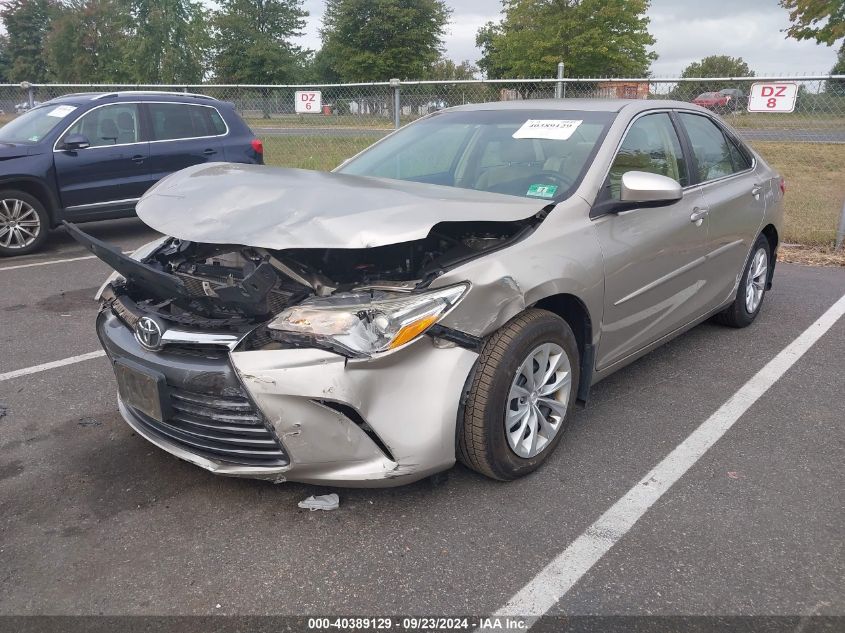 2016 Toyota Camry Le VIN: 4T4BF1FK2GR562329 Lot: 40389129