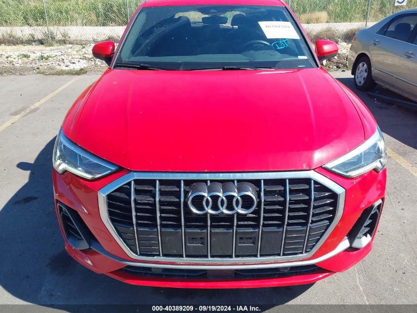 2022 Audi Q3 Premium Plus 45 Tfsi S Line Quattro Tiptronic VIN: WA1EECF3XN1093079 Lot: 40389209