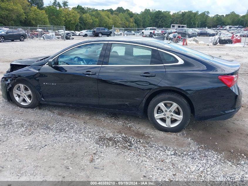 2022 Chevrolet Malibu Fwd Ls VIN: 1G1ZB5ST6NF187876 Lot: 40389210