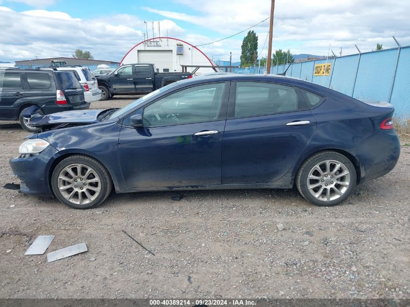 2013 Dodge Dart Limited/R/T VIN: 1C3CDFCH6DD214497 Lot: 40389214