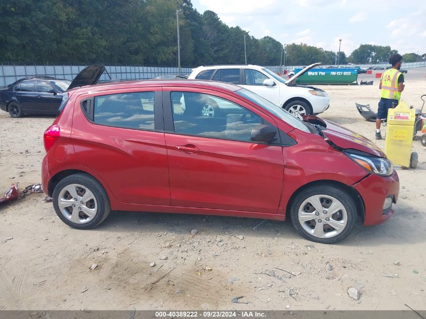 2021 Chevrolet Spark Fwd Ls Automatic VIN: KL8CB6SA1MC736832 Lot: 40389222