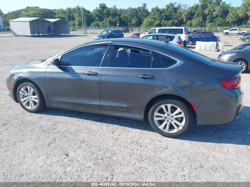 2017 Chrysler 200 Limited Platinum VIN: 1C3CCCAB7HN505333 Lot: 40389242