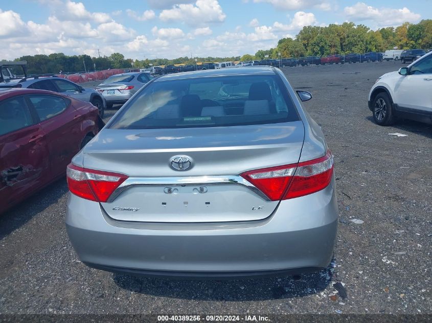 2016 Toyota Camry Le VIN: 4T1BF1FK9GU539849 Lot: 40389256