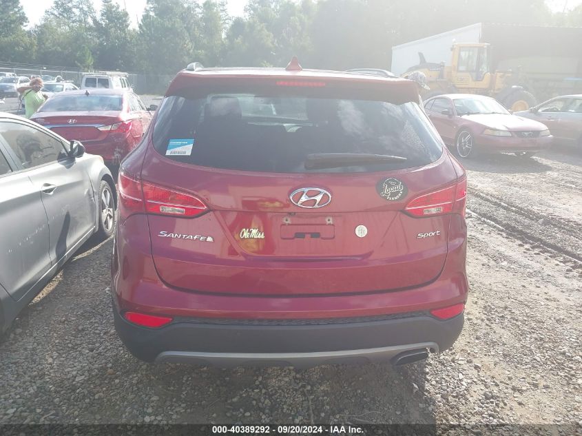 2015 Hyundai Santa Fe Sport 2.4L VIN: 5XYZU3LBXFG239469 Lot: 40389292