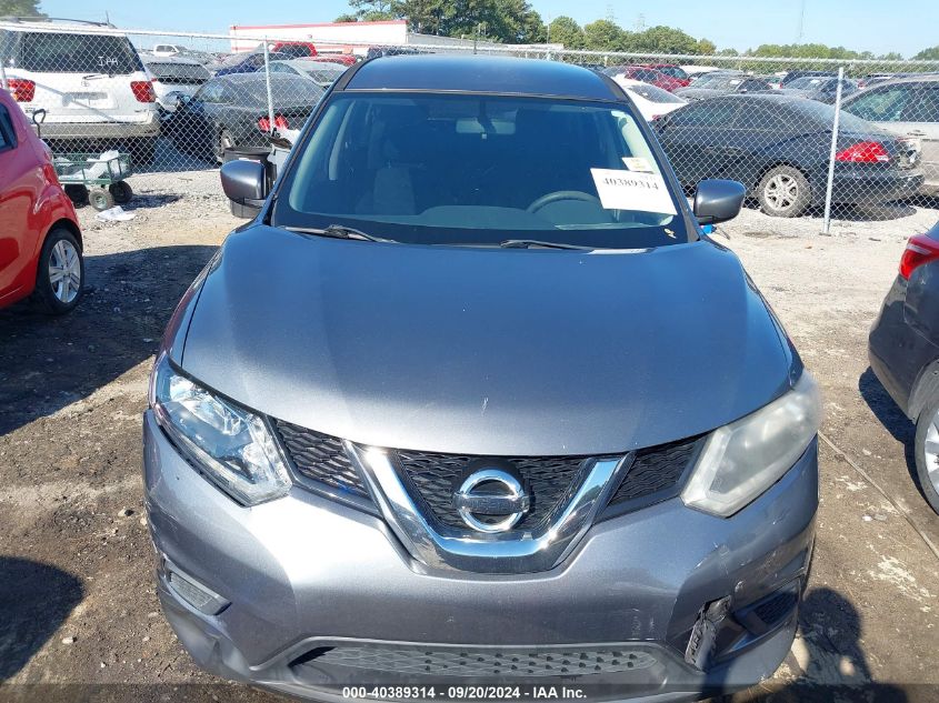 2016 Nissan Rogue S VIN: JN8AT2MTXGW013863 Lot: 40389314