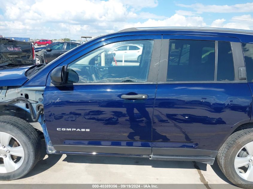 2014 Jeep Compass Sport VIN: 1C4NJCBB8ED914113 Lot: 40389356