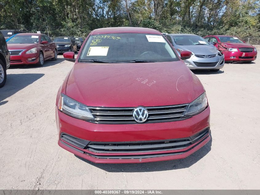 2017 Volkswagen Jetta 1.4T S VIN: 3VW2B7AJ3HM256609 Lot: 40389367