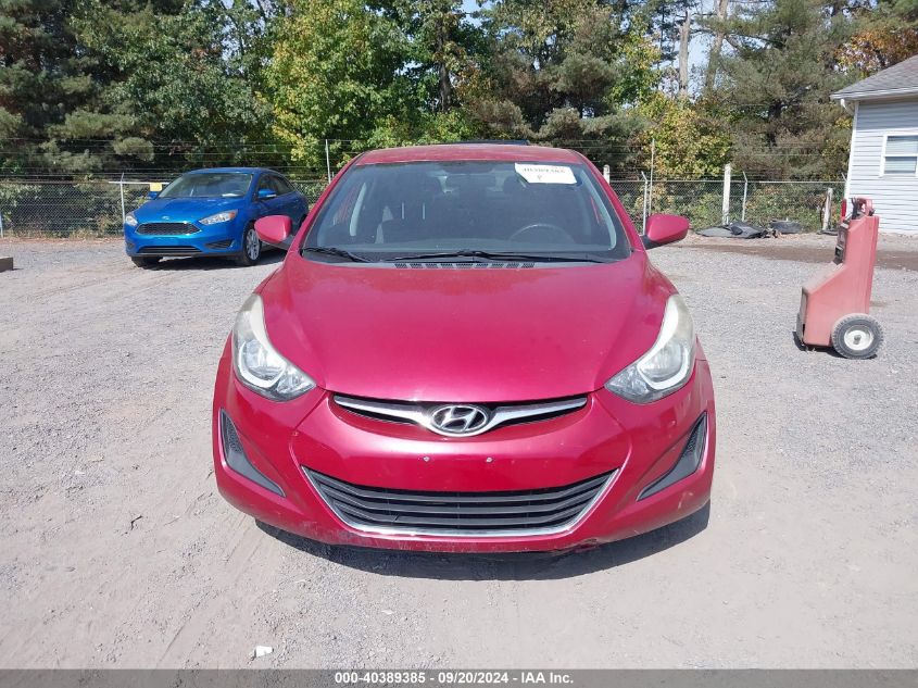 2016 Hyundai Elantra Se VIN: KMHDH4AE9GU557368 Lot: 40389385