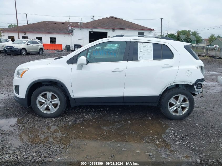 2015 Chevrolet Trax Lt VIN: 3GNCJRSB7FL185213 Lot: 40389399