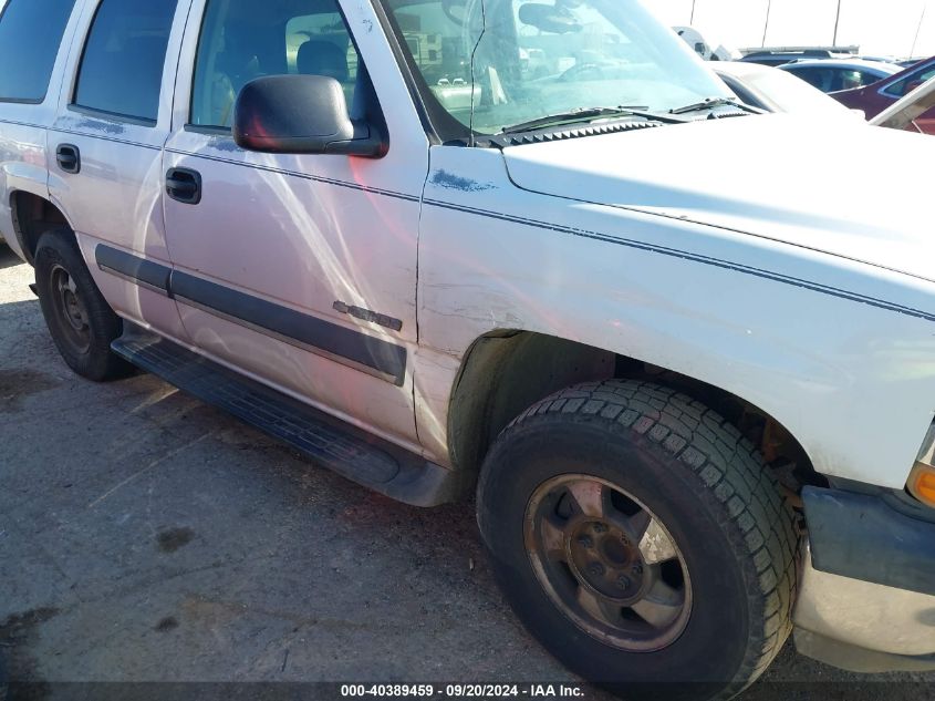 2003 Chevrolet Tahoe Ls VIN: 1GNEC13Z93J123332 Lot: 40389459