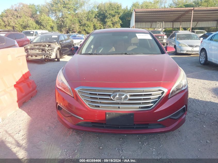 2016 Hyundai Sonata VIN: 5NPE24AF9GH404485 Lot: 40389466