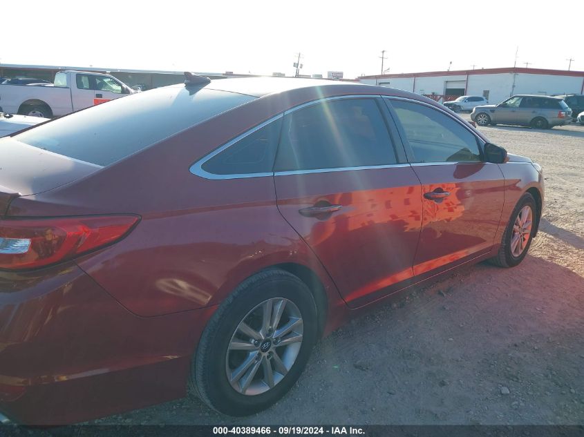 2016 Hyundai Sonata VIN: 5NPE24AF9GH404485 Lot: 40389466