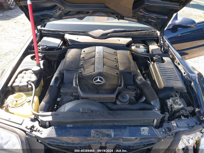 WDBFA68F3YF190158 2000 Mercedes-Benz Sl 500