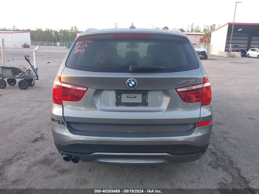 2016 BMW X3 xDrive28I VIN: 5UXWX9C56G0D76974 Lot: 40389469