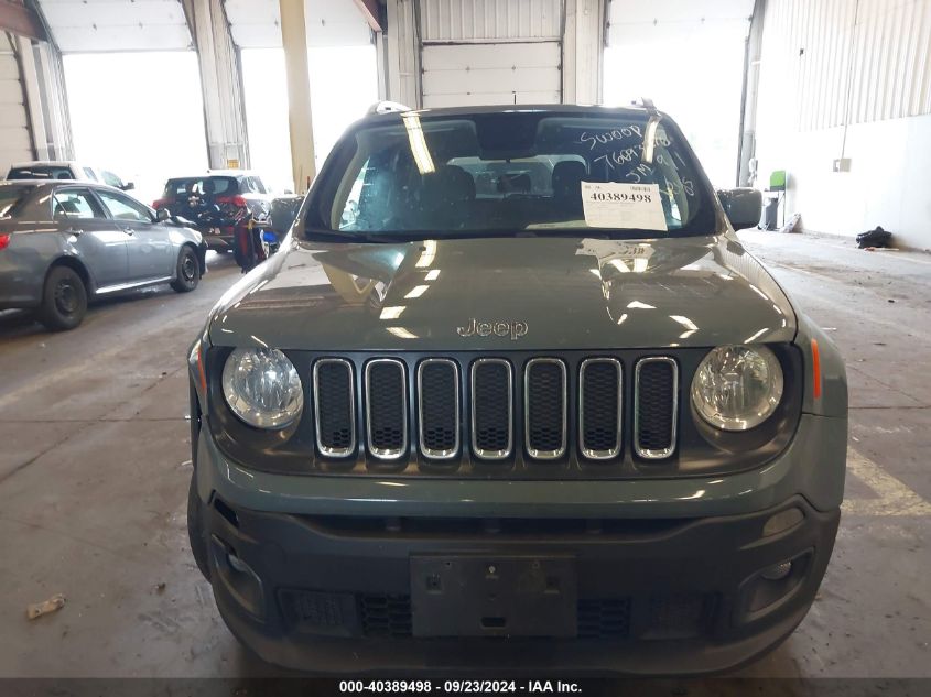 2018 Jeep Renegade Latitude 4X4 VIN: ZACCJBBB9JPJ33112 Lot: 40389498