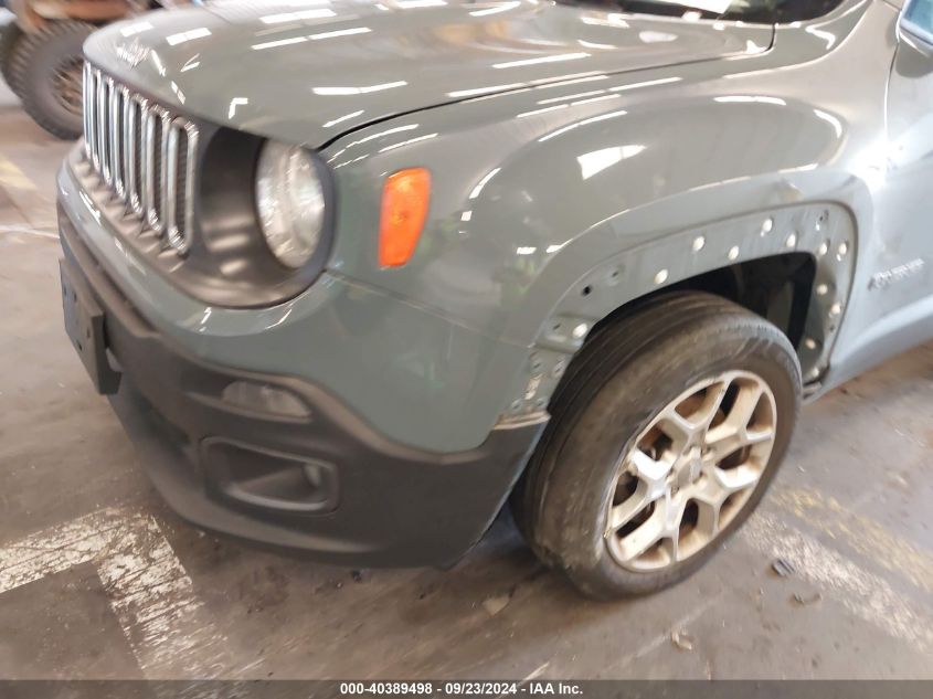 2018 Jeep Renegade Latitude 4X4 VIN: ZACCJBBB9JPJ33112 Lot: 40389498