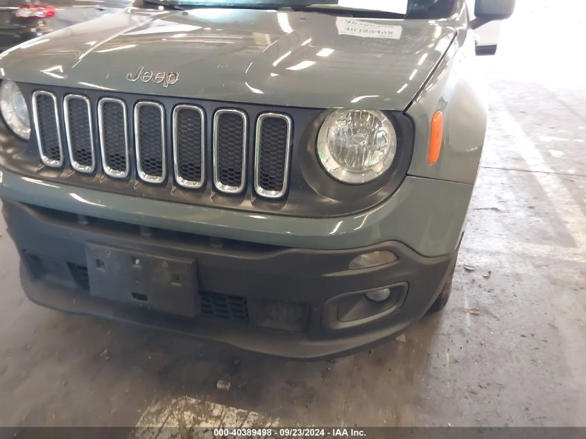 2018 Jeep Renegade Latitude 4X4 VIN: ZACCJBBB9JPJ33112 Lot: 40389498