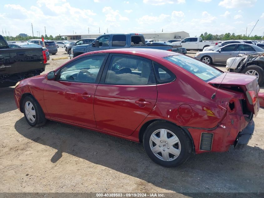 2007 Hyundai Elantra Gls/Limited/Se VIN: KMHDU46DX7U022688 Lot: 40389503