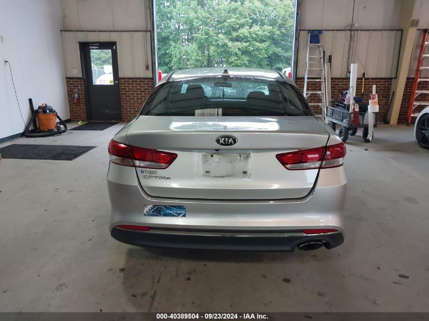 2016 Kia Optima Lx VIN: 5XXGT4L32GG076198 Lot: 40389504